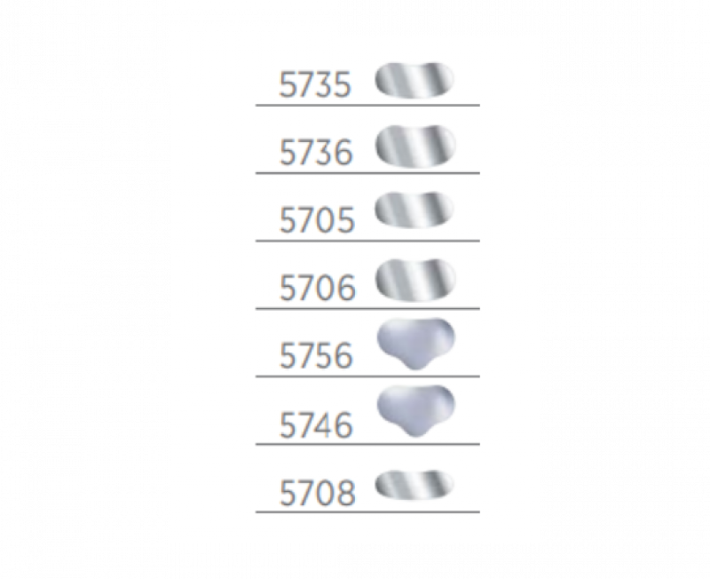 Matrice tvarované sekční QUICKMAT (100ks) - 0,04 x 6,4 mm moláry