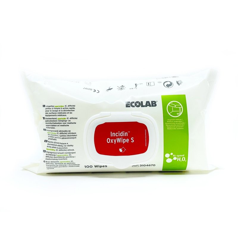 Bezalkoholové ubrousky INCIDIN OXYWIPE S (100ks)